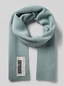 Drykorn Sjaal van wol met labelpatch model 'CRONICA'