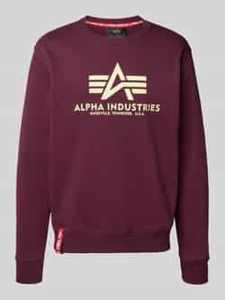 Alpha industries Sweatshirt met labelprint