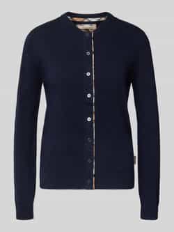 Barbour Regular fit gebreid jack van een mix van wol en katoen model 'PENDLE'