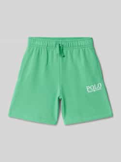 Polo Ralph Lauren Kids Regular fit sweatshorts met labelstitching
