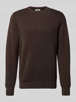 Casual friday Gebreide pullover met ronde hals model 'THEO'