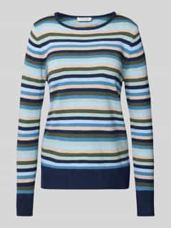 Christian Berg Woman Gebreide pullover van viscosemix met ronde hals
