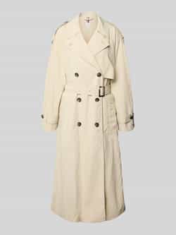 Tommy Hilfiger Regular fit trenchcoat met reverskraag