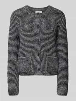 Marc O'Polo Slim fit cardigan van gemêleerde katoenmix
