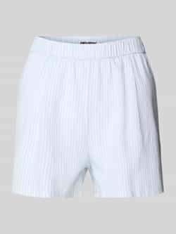 Review Relaxed fit korte broek met plooien
