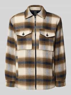 Tom Tailor Comfort fit overhemdjack met voering van teddybont