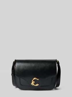 Coccinelle Crossbodytas van leer met labeldetail