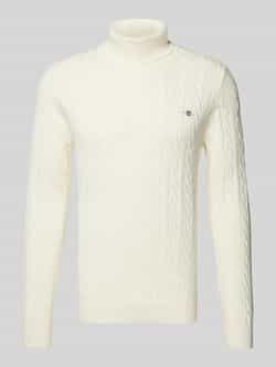 Gant Ecru Katoenen Coltrui Beige Heren