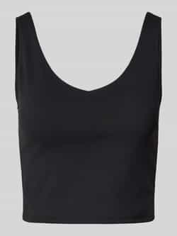 Cropped bralette met V-hals