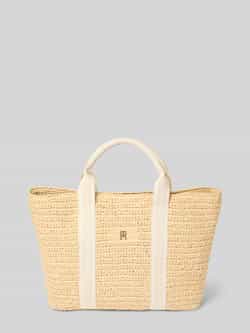 Tommy Hilfiger Draagtas TH SPRING LOGO TOTE dames handtas strandtas shopper met th-embleem