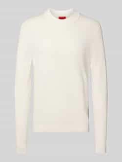 HUGO Regular fit gebreide pullover van viscosemix model 'SAN MARC'