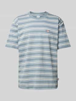 Dickies Gestreept T-shirt korte mouw Stormachtig weer Blue Heren