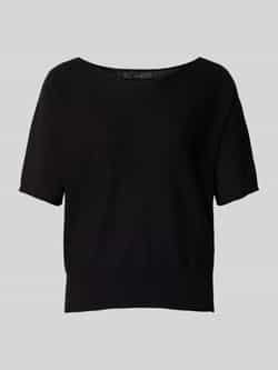 Oui Gebreid shirt met ronde hals