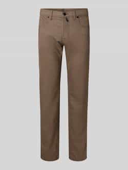 Pierre Cardin Slim fit stoffen broek met viscose model 'Lyon'