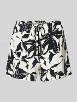 Marc O'Polo Short Mix & Match Cotton Modal Jersey Met allover print in losse regular fit