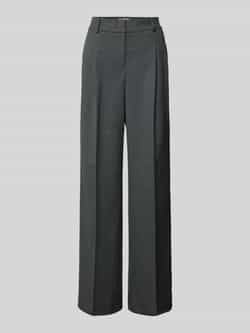 Christian Berg Woman Selection Baggy fit stoffen broek met persplooien