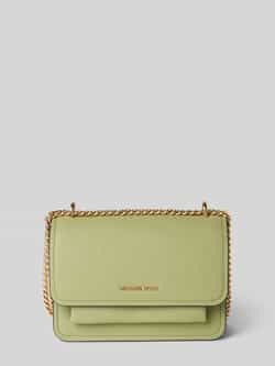 MICHAEL Kors Schoudertas van leer met labelapplicatie model 'CLAIRE'