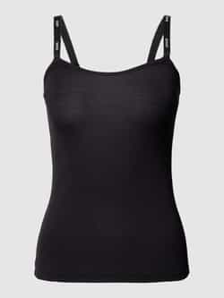 Boss Top van viscosemix met spaghettibandjes model 'VEST'