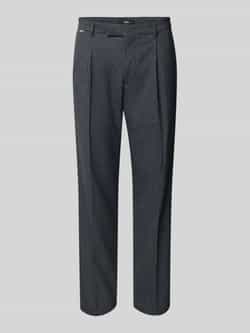 CINQUE Regular fit stoffen broek met persplooien model 'CiSalto'