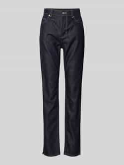 Boss Orange Straight fit jeans van een mix van katoen en lyocell model 'C_ADA SLIM HR 1.0'