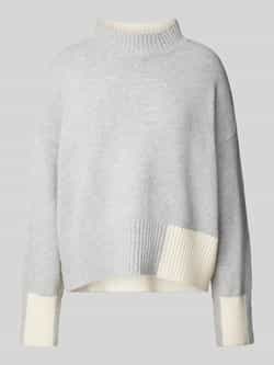 Someday Oversized gebreide pullover met opstaande kraag model 'Tomie'