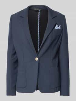 Betty Barclay Getailleerde korte blazer met reverskraag Blue Dames