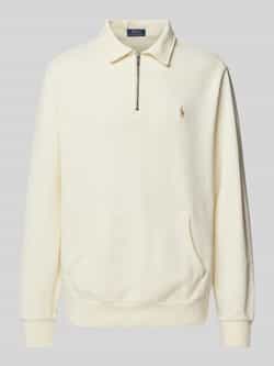 Polo Ralph Lauren Beige Polo Shirt met Lange Mouwen Beige Heren