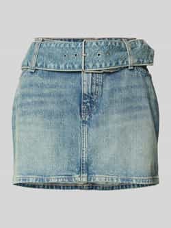 Hugo Blue Jeansrok met riem model 'Gamini'