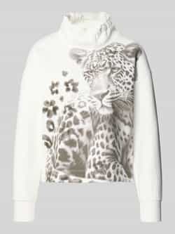Marc Cain Sweatshirt met opstaande kraag