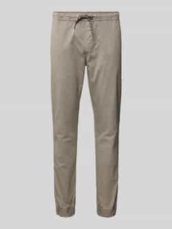 Blend Stoffen broek met elastische band model 'NIMBU'