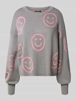 Only Regular fit gebreide pullover van viscosemix model 'MONTANA'