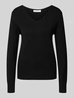 Christian Berg Woman Regular fit shirt van lange mouwen van viscosemix in gebreide look