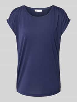 Christian Berg Woman T-shirt met geribde ronde hals