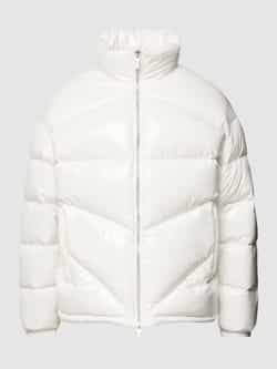 Armani Exchange Donsjack met tweewegritssluiting model 'Glossy Puffer'