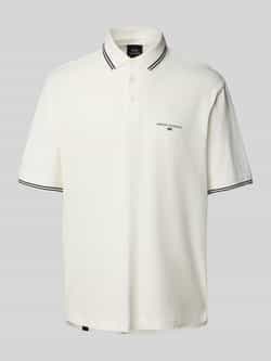 Armani Exchange Poloshirt met labelprint