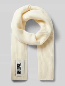 Drykorn Sjaal van wol met labelpatch model 'CRONICA'