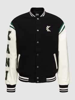 Karl Kani Collegejack met labelstitching