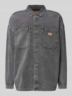 American vintage Regular fit jeansoverhemd met borstzakken model 'JAZY'