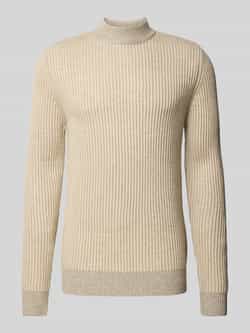 Blend Gebreide pullover met ribboorden
