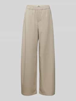 Drykorn Wide leg stoffen broek met elastische band model 'CONSIDER'