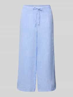 Christian Berg Woman Wide leg stoffen broek met tunnelkoord