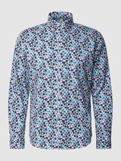 Jake*s Slim fit zakelijk overhemd met all-over print