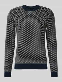 Blend Gebreide pullover met ronde hals model 'DONG'