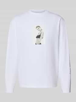 CK Calvin Klein Shirt met lange mouwen en motiefprint