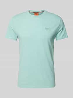 Superdry T-shirt met labelstitching