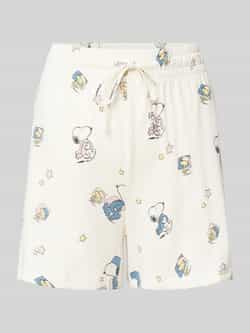 Jake*s Casual Korte pyjamabroek met motiefprint
