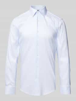 Boss Slim fit zakelijk overhemd met kentkraag model 'Hank'