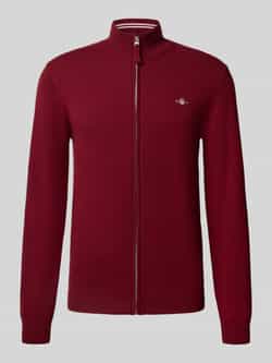 Gant Gebreid jack met ritssluiting