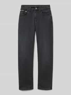 Calvin Klein Jeans Straight leg jeans met labeldetail