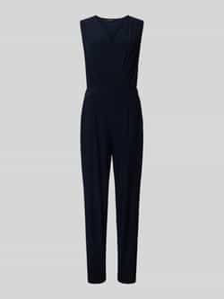 Zero Jumpsuit met V-hals in effen design